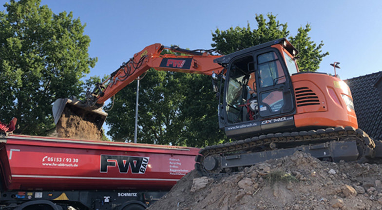 FW Bau mit Doosan-Maschinen seiner Zeit voraus